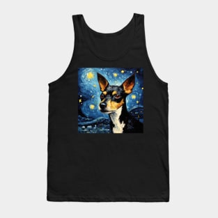 Rat Terrier oil painting Tank Top